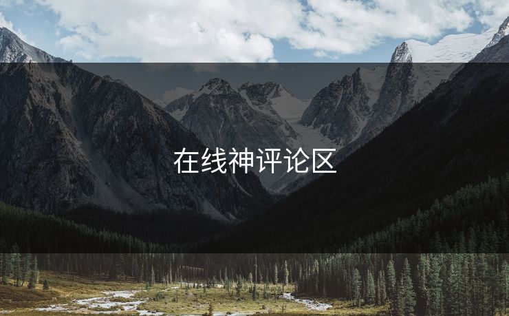 在线神评论区